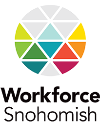 Stacked Centered Workforce Snohomish Logo
